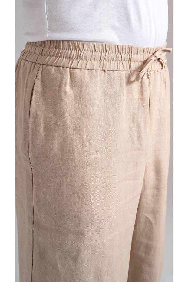 Ham Keten Bej Pantolon - 3
