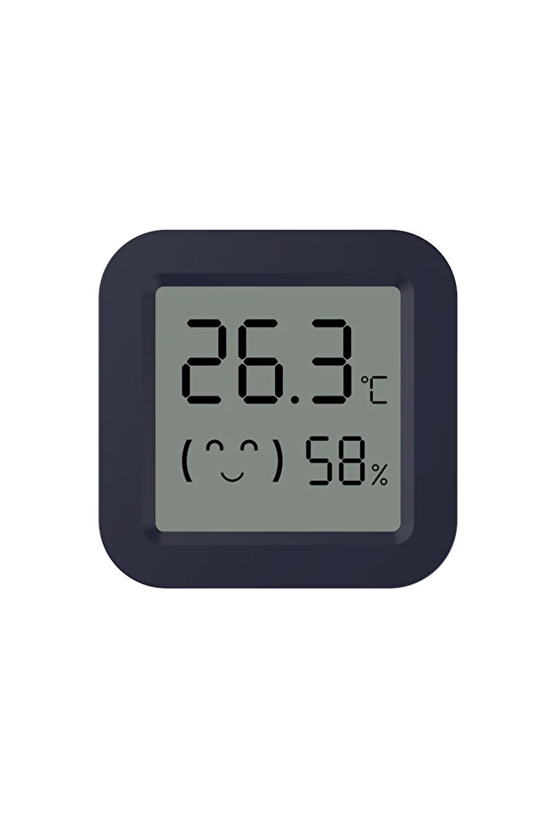 black Tuya Temperature Humidity Sensor Mini LCD Display Compatible with Bluetooth APP Remote Control - 1