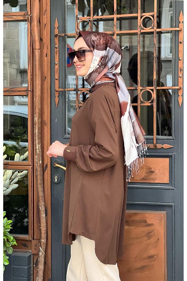 İNVEE Gömlek 6926 Kahve - 3