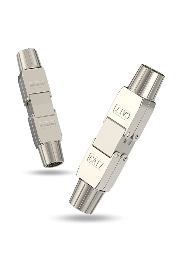 CAT6A ZoeRaxTool-Free RJ45 Coupler Shielded, Tool Less Ethernet Cable Extender PoE+ for Cat7/Cat6a/C - 7