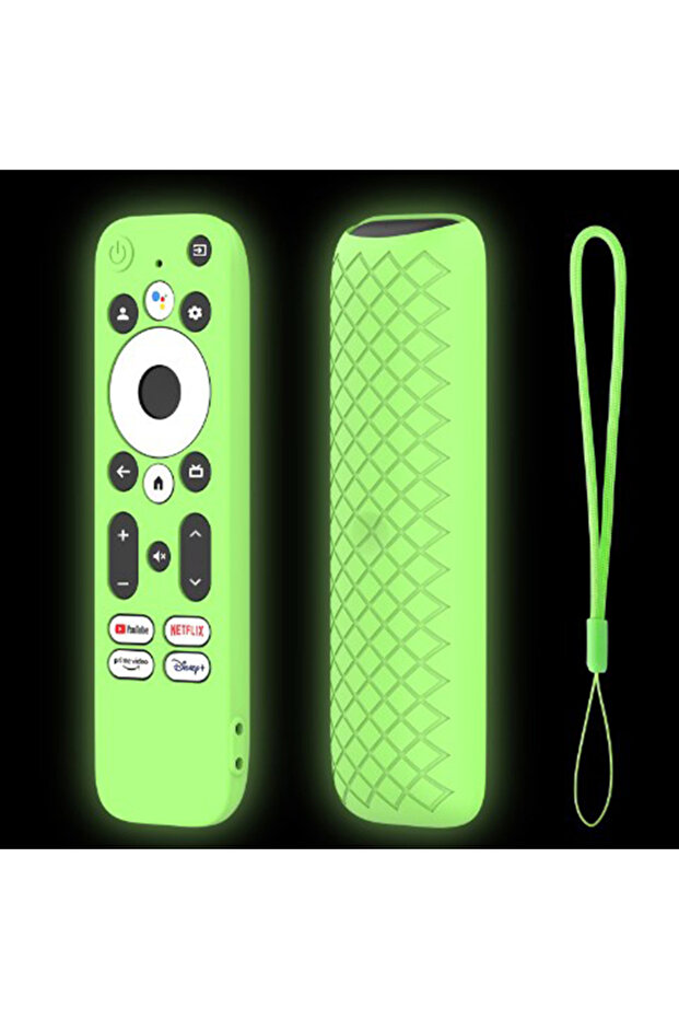 Luminous green Remote Controls Case for MECOOL KD3 Anti-Drop and Anti-Slip with Precise Cutting Desi - 1