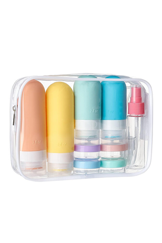16pcs 16 Pack Leak Proof Travel Bottle Set Made Of Silicone - TSA-Approved Containers For Toiletries