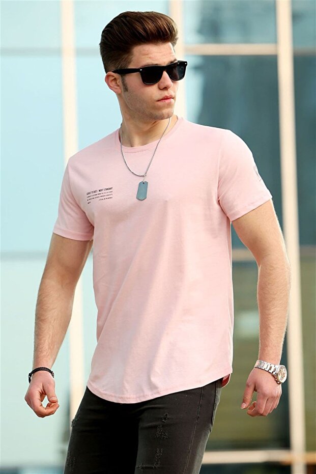 Pudra Basic Erkek Tişört 4511 - 1