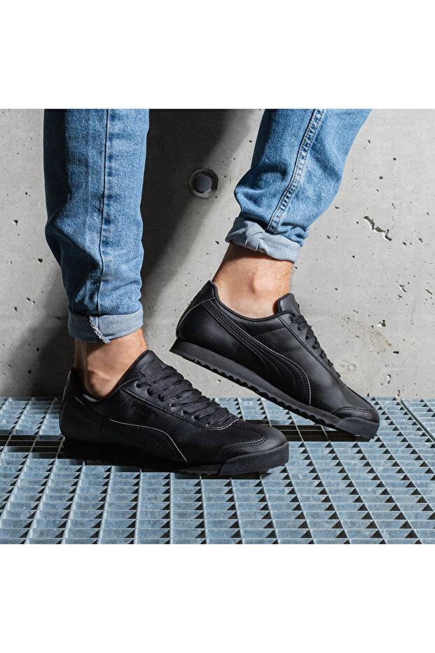 Roma Basic Günlük Ayakkabı Siyah Sneaker - 1