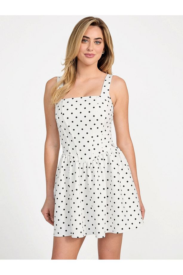 Kadın Fit And Flare Kısa Elbise - 1