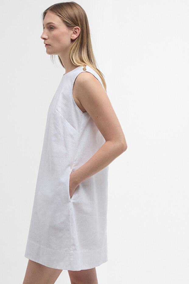 Lucy Mini Elbise WH11 White - 4