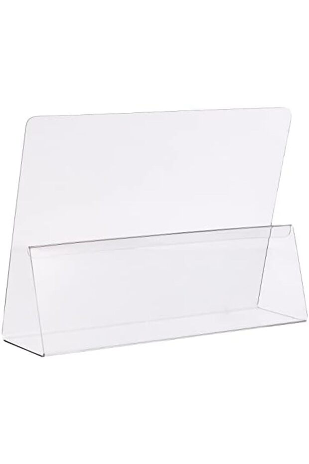 Acrylic Cookbook Stand 32x23cm – Clear Display Holder For Recipes, Books, Or Tablets