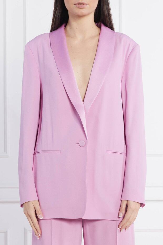 Regular Fit Kadın Blazer Ceket Pembe - 3