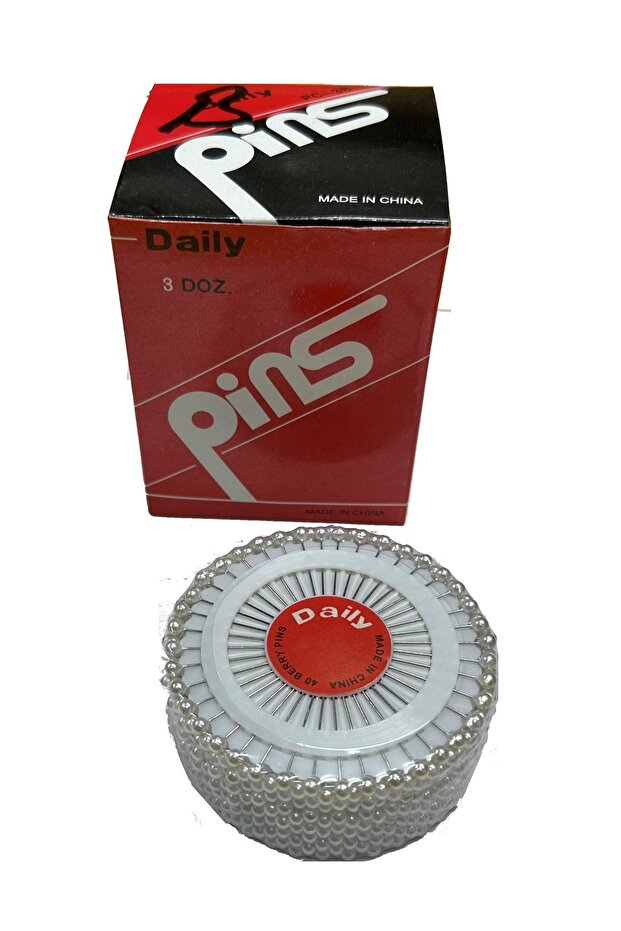 Başlı Toplu İğne Beyaz - 3