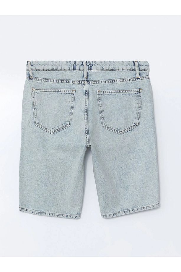 LCW Jeans Indigo Standart Kalıp Erkek Jean Şort - 2