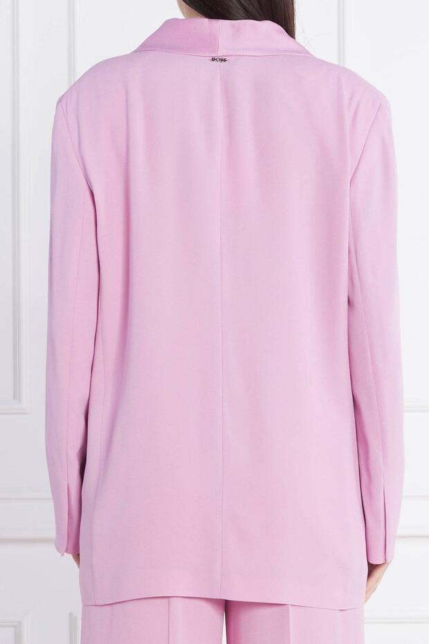 Regular Fit Kadın Blazer Ceket Pembe - 4