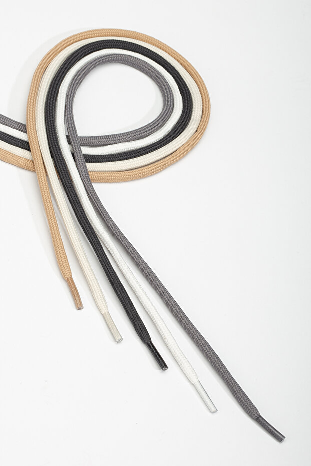 Yuvarlak Polyester Spor Ayakkabı ve Bot Bağcığı 120 cm - 2