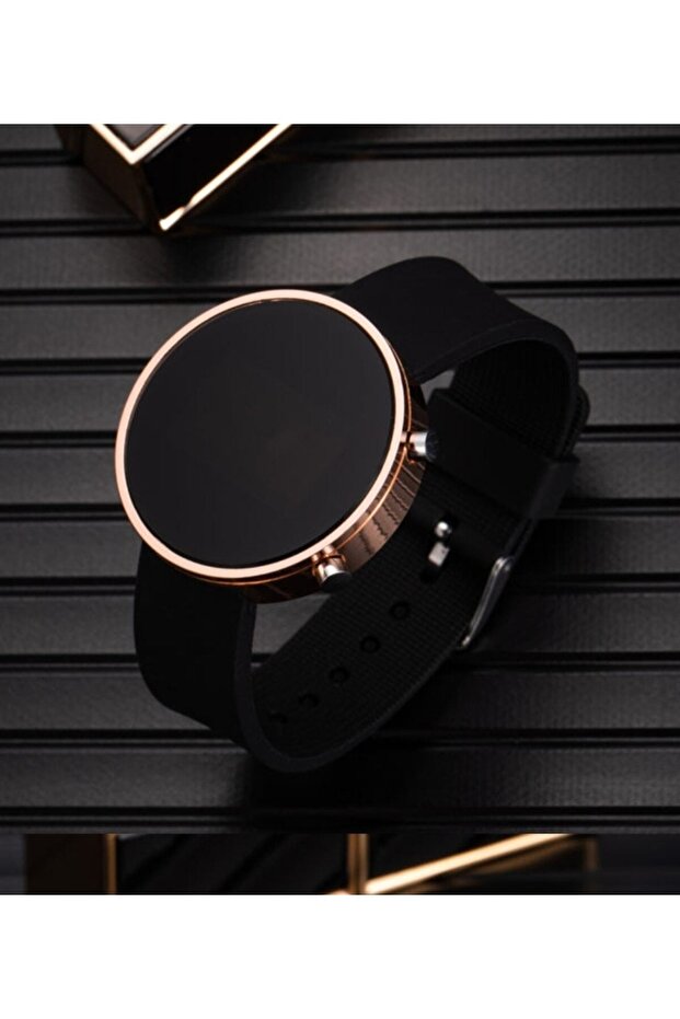 Silikon Kordon Siyah Renk Çocuk Kol Saati - 1