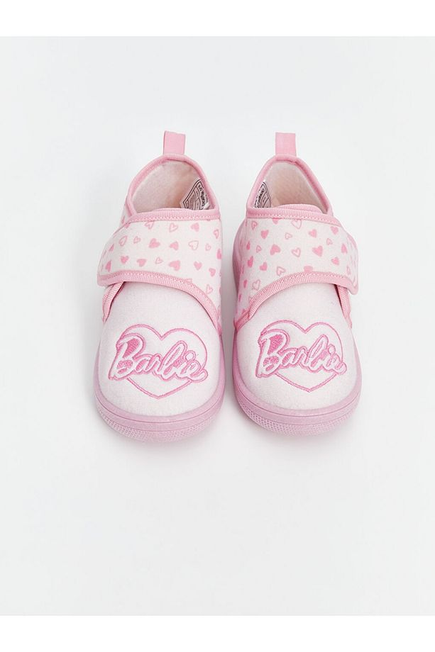 LCW STEPS Barbi Baskılı Kız Bebek Panduf - 3