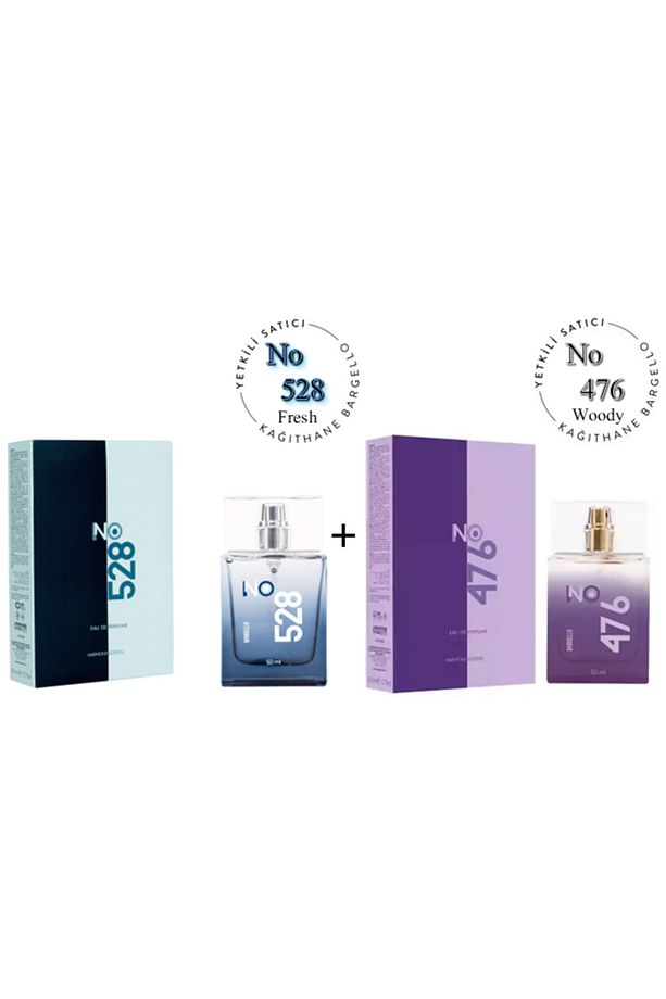 No: 528 + No:476 Erkek / Unisex Parfüm Edp 50 ml Fresh / Woody - Mnms50no528476 - 1