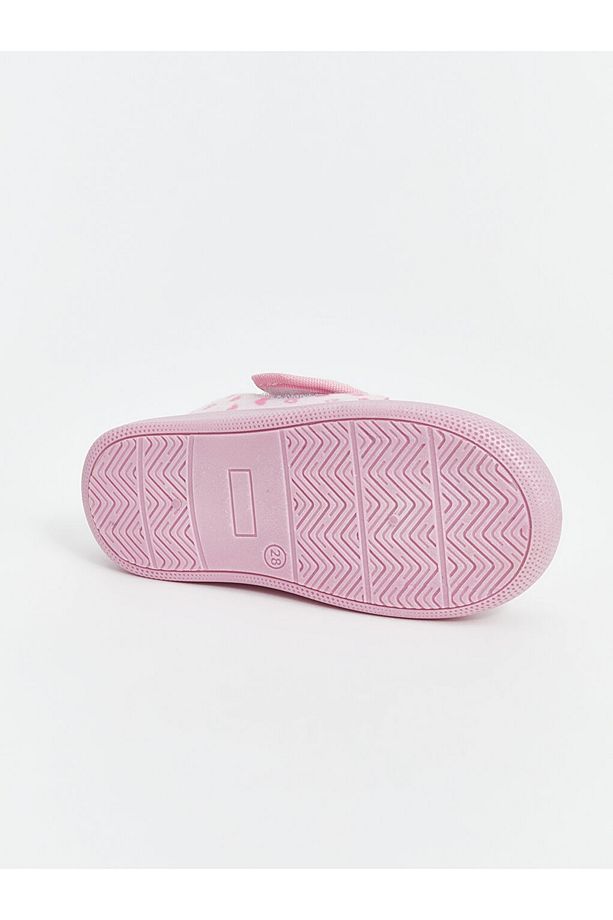 LCW STEPS Barbi Baskılı Kız Bebek Panduf - 5