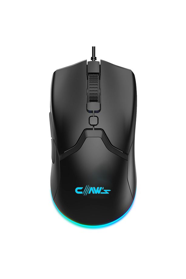 Cerberus Pixart PAW3519 Sensörlü 4200 Dpi Wide Rgb Özel Abs Doku Kablolu Gaming Mouse - Siyah - 1