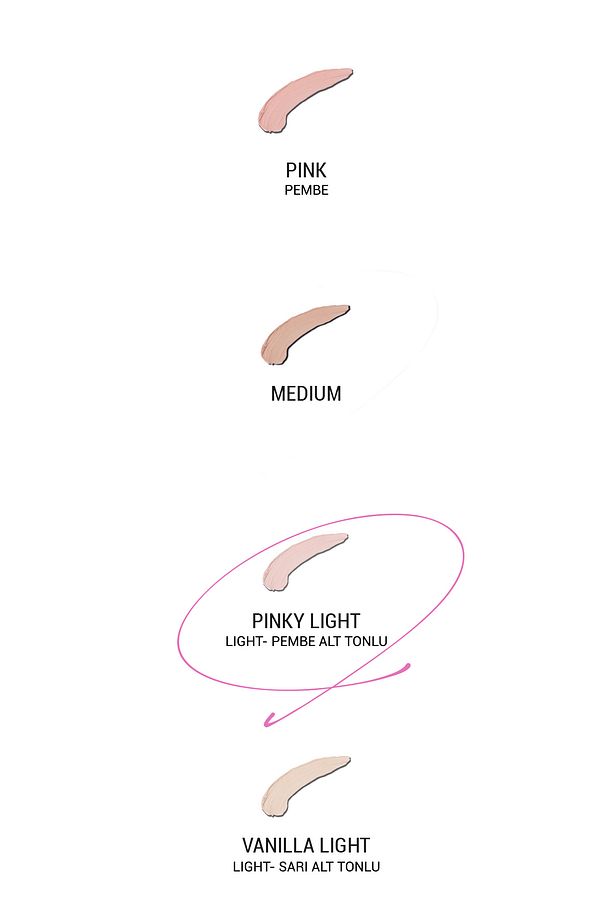 Cover All Yoğun Kapatıcı | Full Coverage Concealer Pinky Light - 5