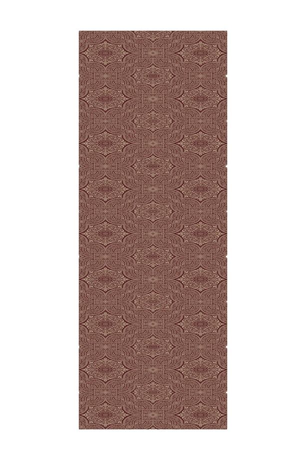 Vera Desen Shine Line Şal Mürdüm-Somon - 4