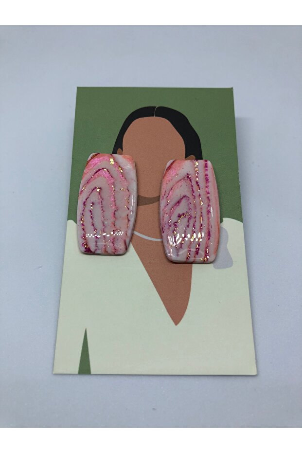 Polimer kil Küpe - 1