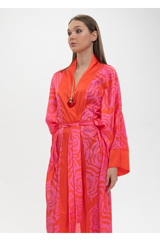 Plaj Elbisesi- Dinamik Pembe - 9