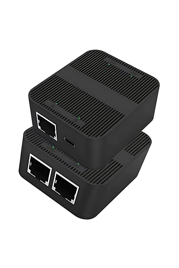 4594 RJ45 Ethernet Splitter 1 Giriş 2 Çıkış 100Mbps Hız Çevirici Çoklayıcı - 3