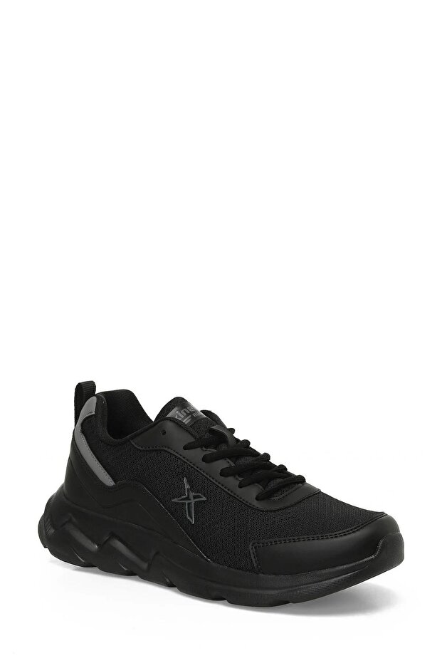 Huges Tx Black-Gray Men's Sports Shoes