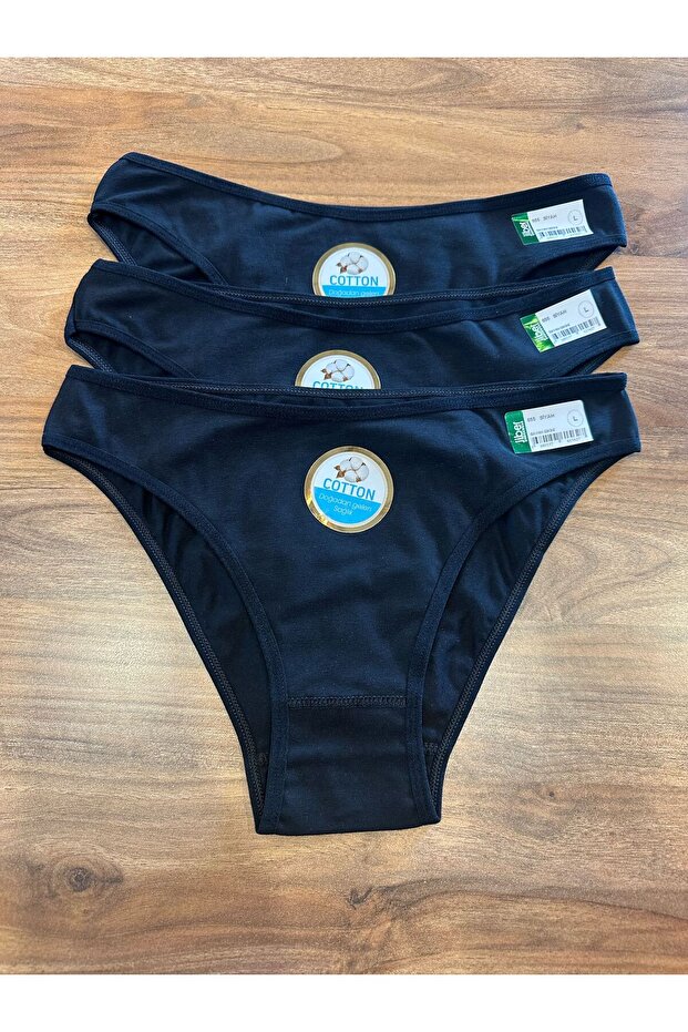 Women's Comfort Cotton Bikini Panties 3 Pack