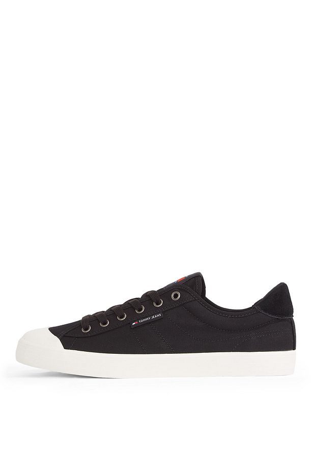 Siyah Erkek Sneaker TJM VULCANIZED BUMPER CANVAS - 2