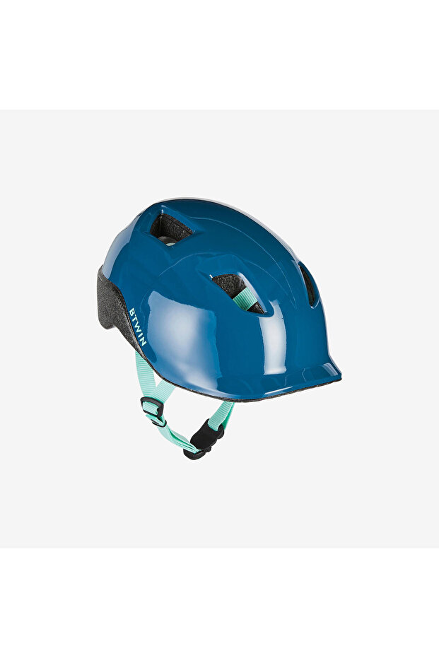 Decathlon Btwin 500 Çocuk Bisiklet Kaskı Mavi