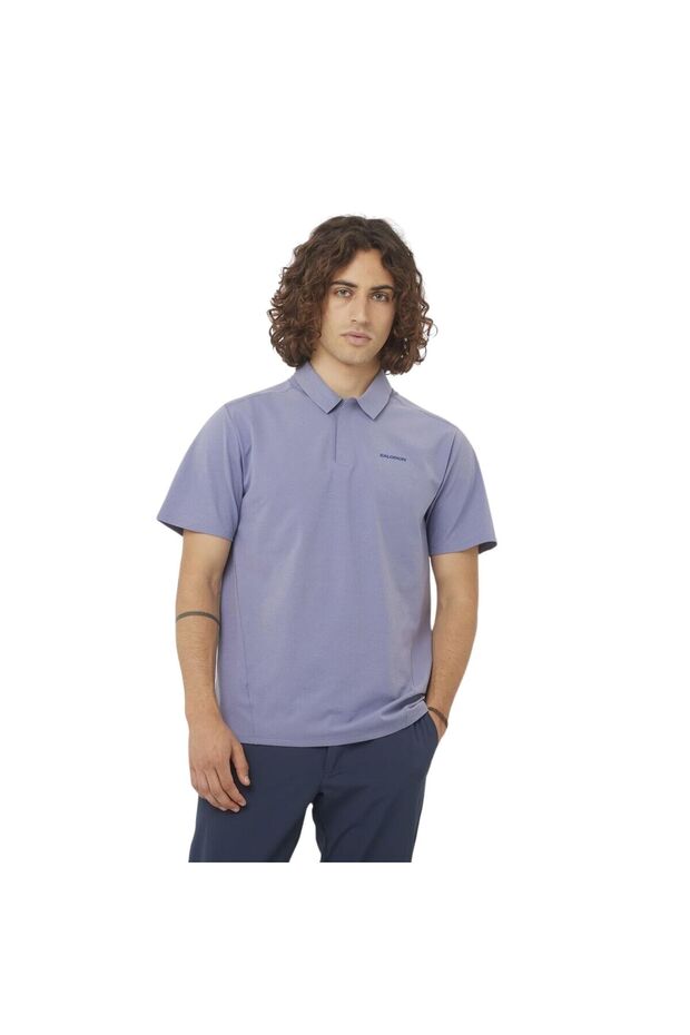 TRACKLINE POLO Ανδρικό T-Shirt ΜΠΛΕ ΓΡΑΝΙΤΗΣ LC2439500 - 1