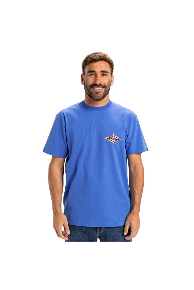 Ev Beach Blast Ss Eqyzt08046-Bqv0 Blue T-Shirt