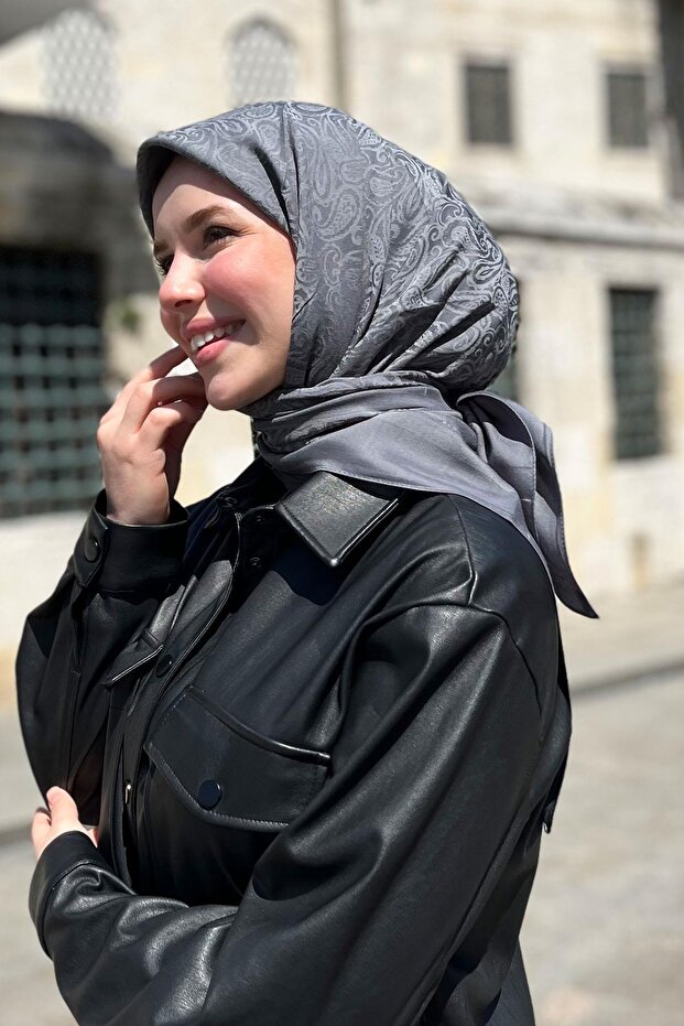وشاح ليوسيل جاكار عرقي - 3030350 -912 - مدخن