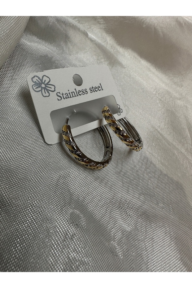 Çelik halka küpe - 2