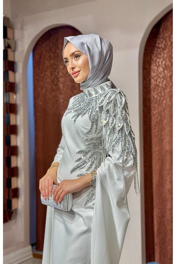 WHİTE CORNER Abiye 2958 Ekru - 4