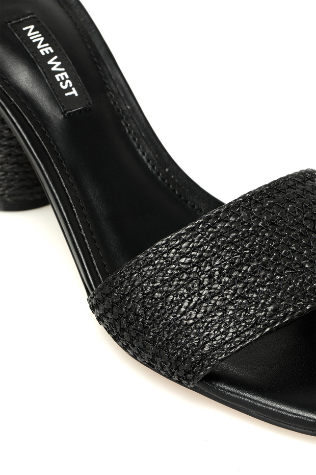 Mapelı2 3fx Siyah Kadın Topuklu Terlik - 7