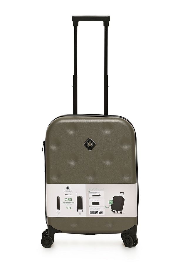 Katlanabilir Valiz -k 4fx Haki Unisex Küçük Boy Valiz - 1