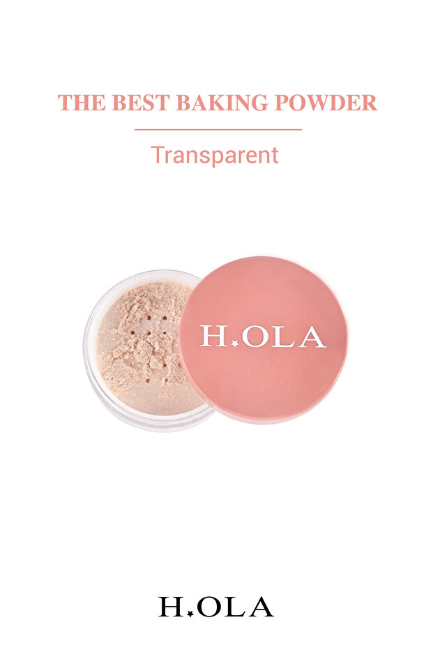 h.OLA Baking Powder | Makyaj Sabitleyici Toz Pudra | Transparent