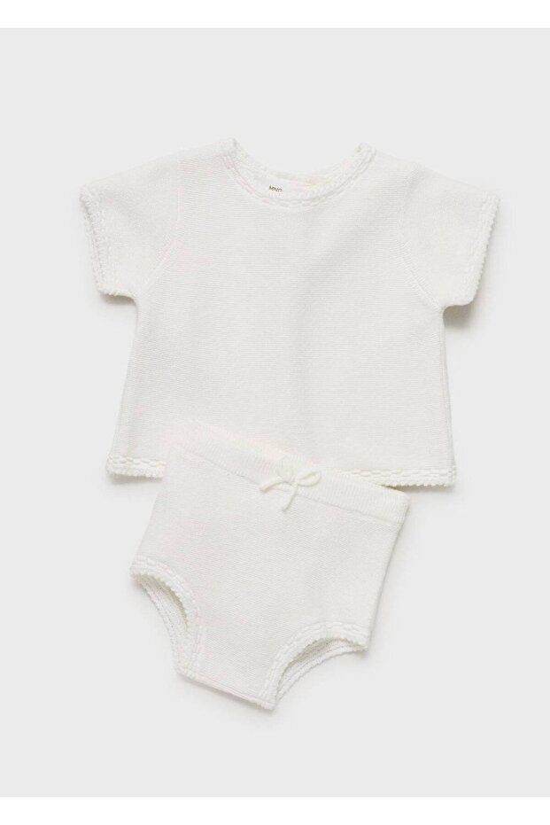 Kurzärmeliger Pullover - 3