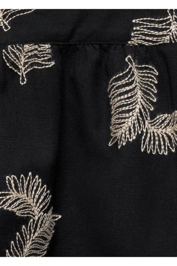 İşleme detaylı bluz - 5