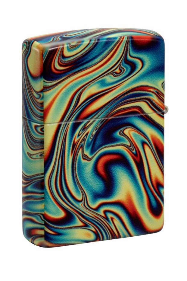 Colorful Swirl Pattern Design Glow In The Dark Çakmak - 4