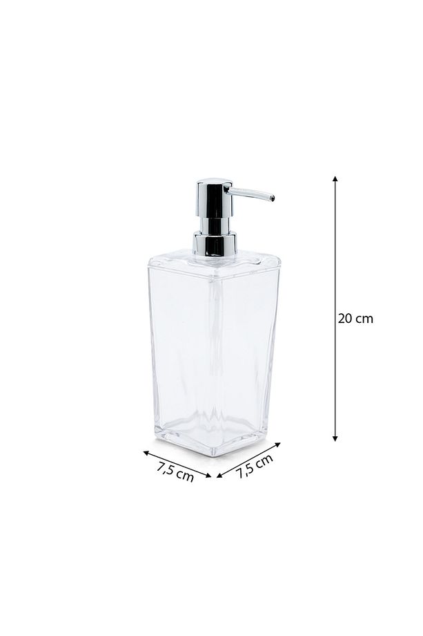 Biga Sıvı Sabunluk-Şeffaf-Krom - 2