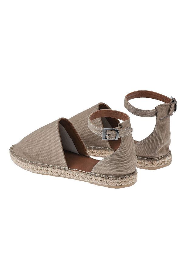 El Yapımı Hasır Taban Espadril - 4