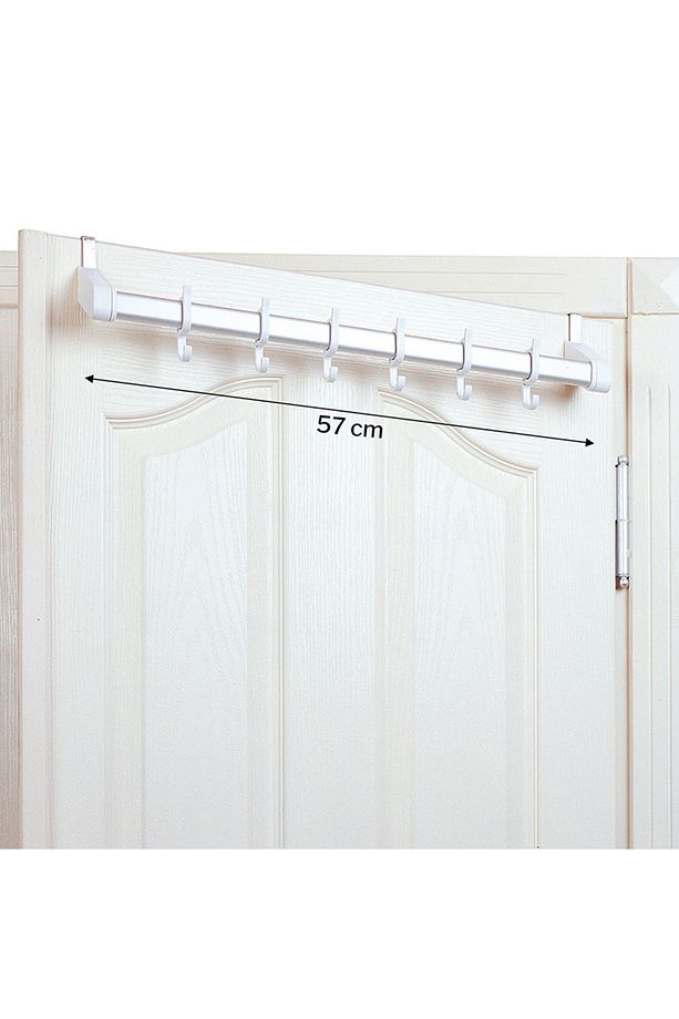 Kapı Arka Askı 57 Cm Beyaz - 2