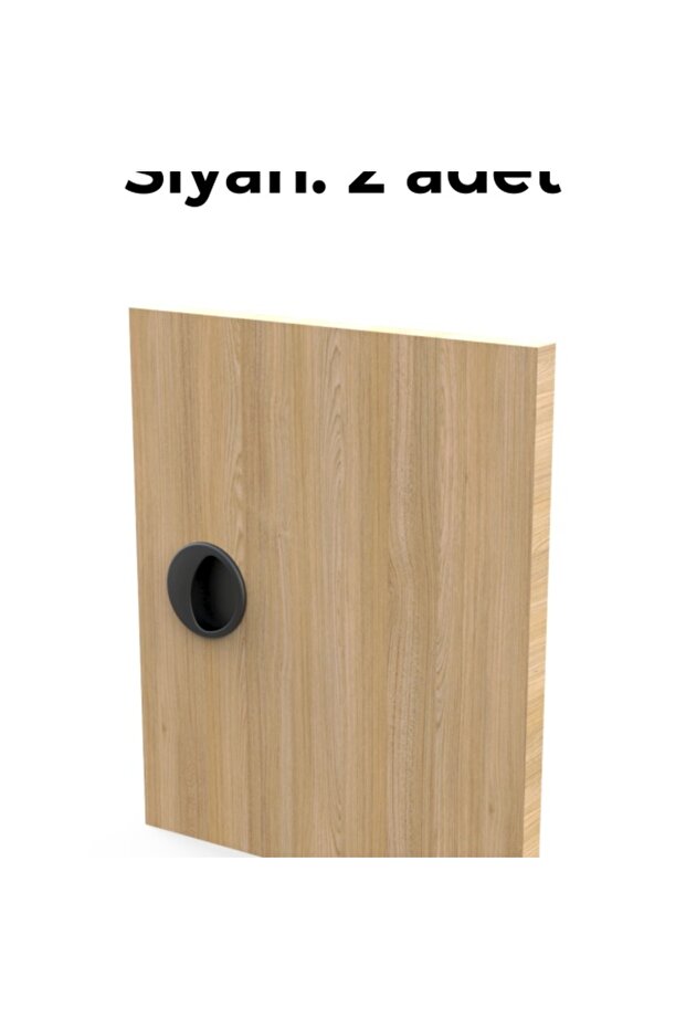 Gömme Kulp Siyah 2 Adet - 3