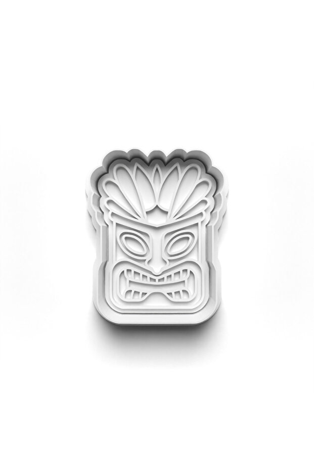 Tiki Party Cooky Cutter and Stamp 3D-0248_1