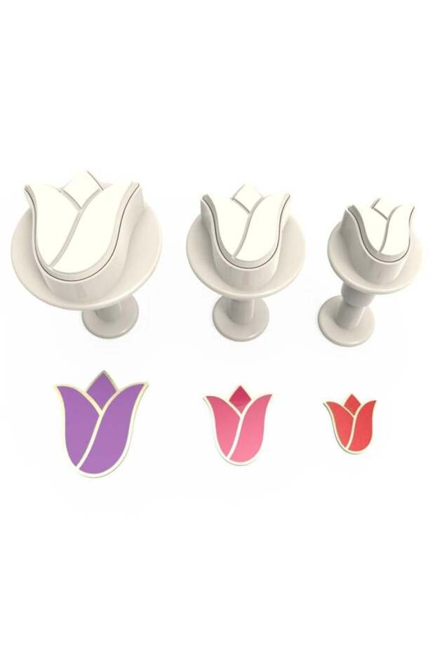 3D Tulip Large Push-Pull 3 Pieces Rp10151
