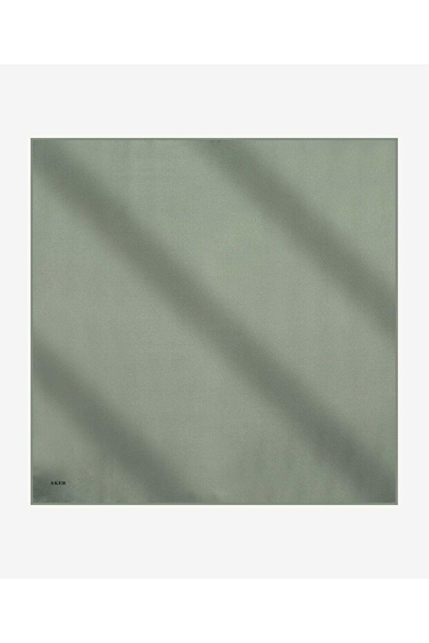 Solid Color Stonewashed Silk Crepe Satin Scarf 7747758 -356