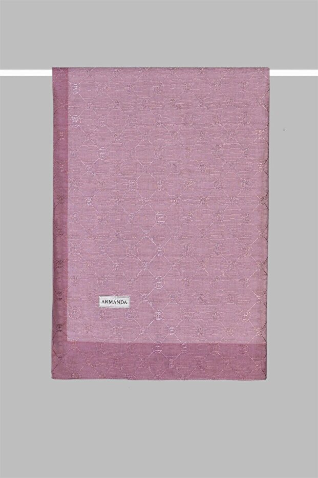 Chain Monogram Patterned Shawl 3042-Lilac