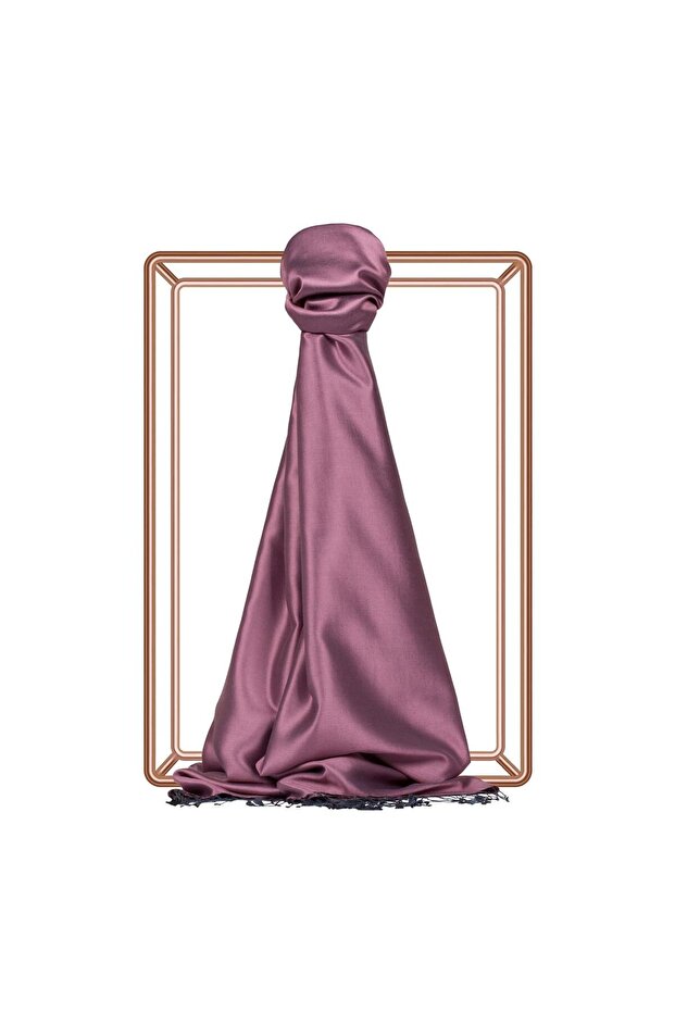Double-Sided Solid Color Silk Shawl 00927-Dusty Rose